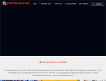 Tablet Screenshot of internetparavos.com.ar